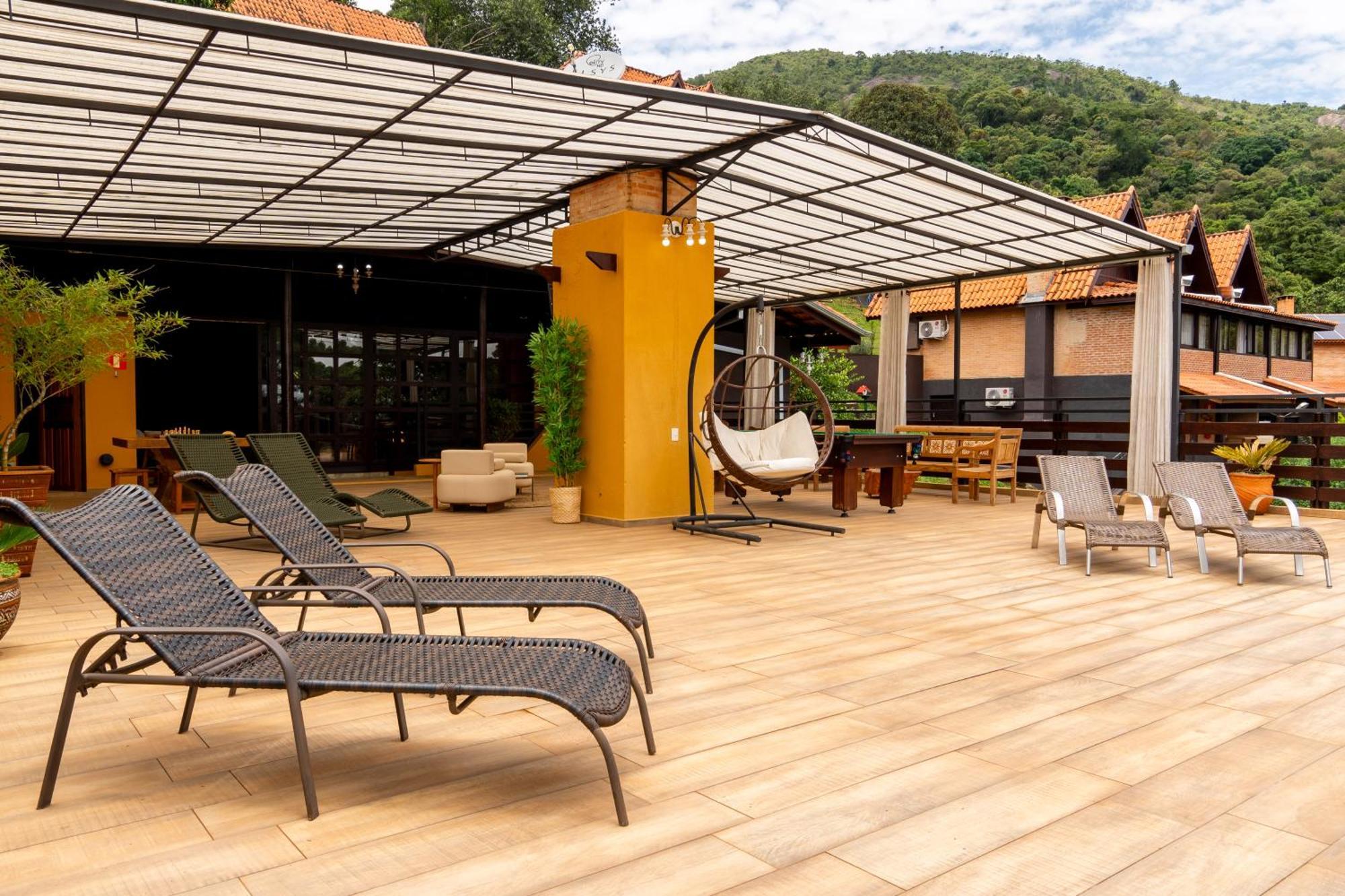 Pousada Cerejeiras Monte Verde  Bagian luar foto